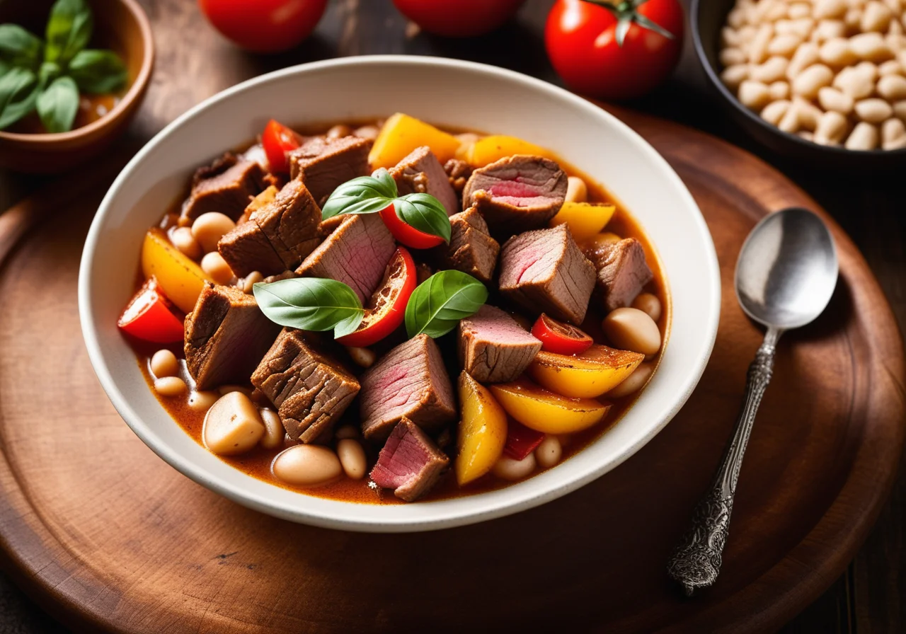 Lamb Stew with White Beans