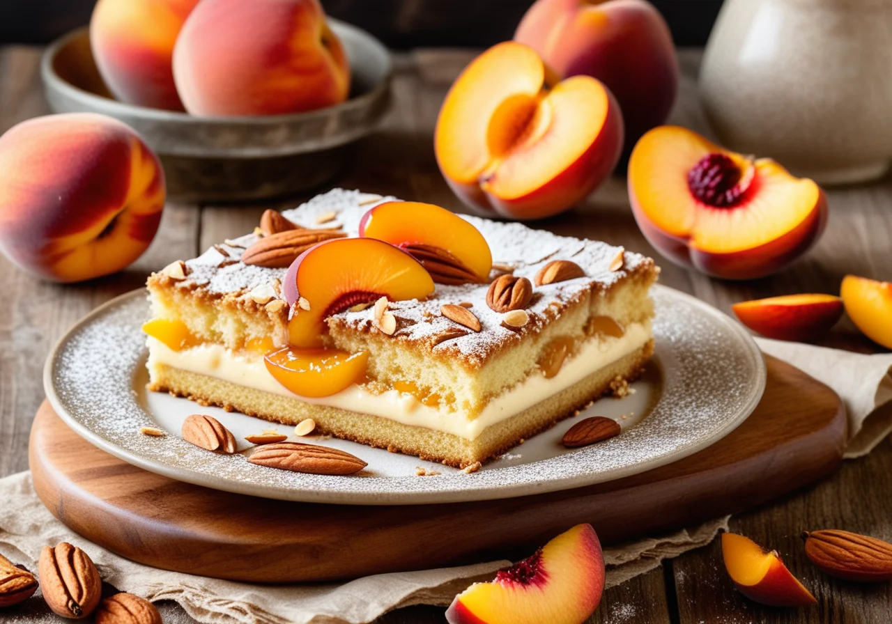 Peach Almond Cake