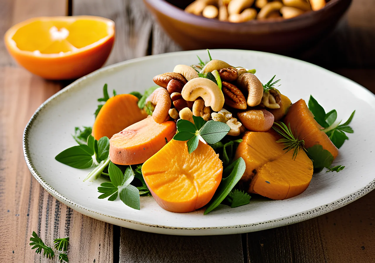 Sweet Potato Cashew Salad