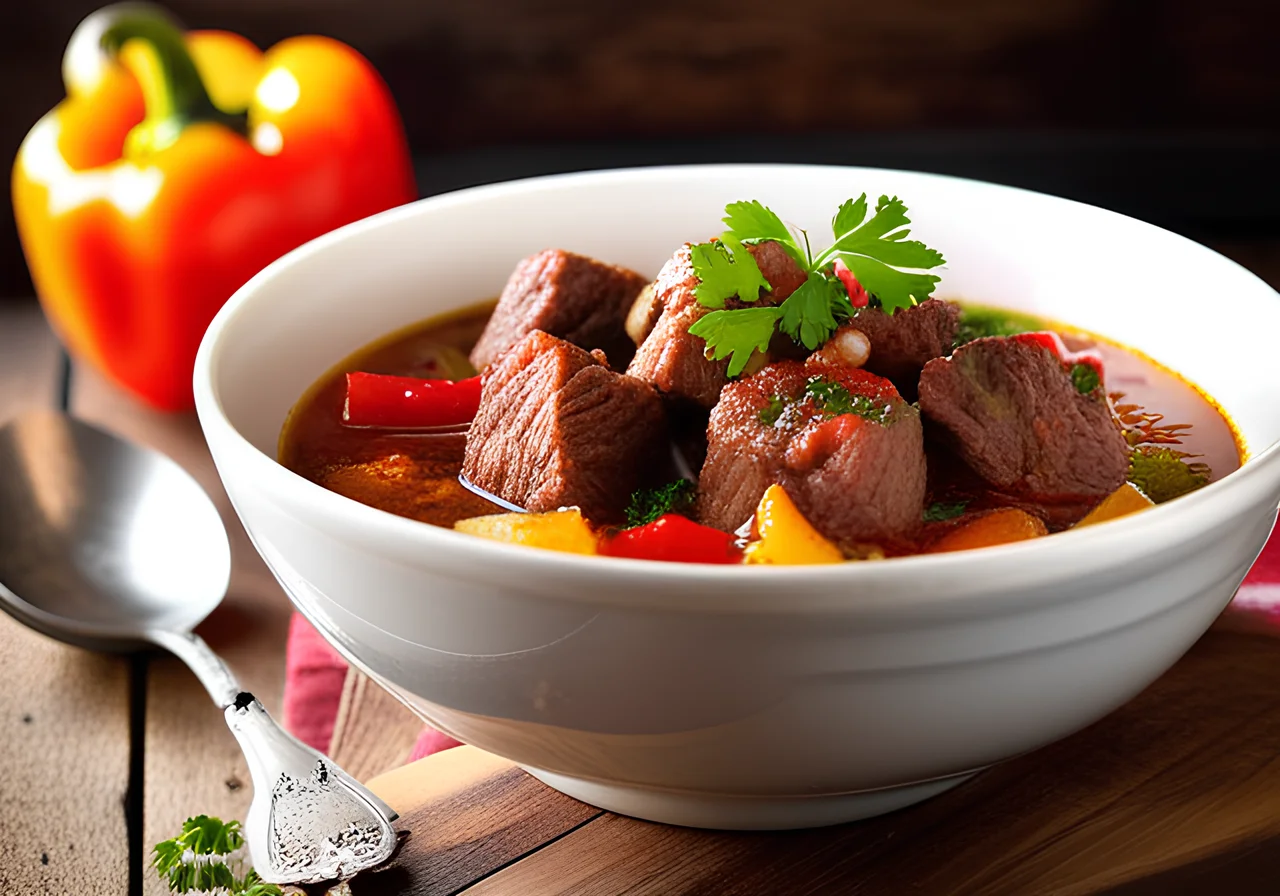 Paprikagulasch with Onions