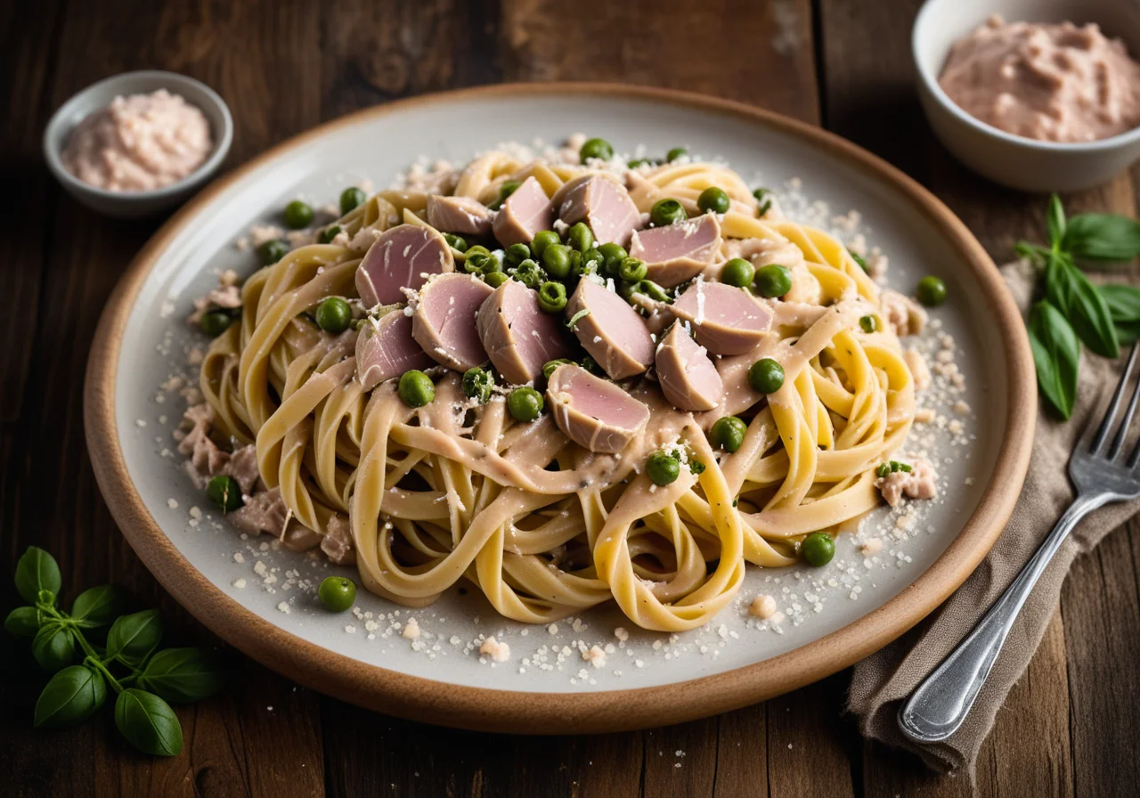Spiral Pasta with Tuna