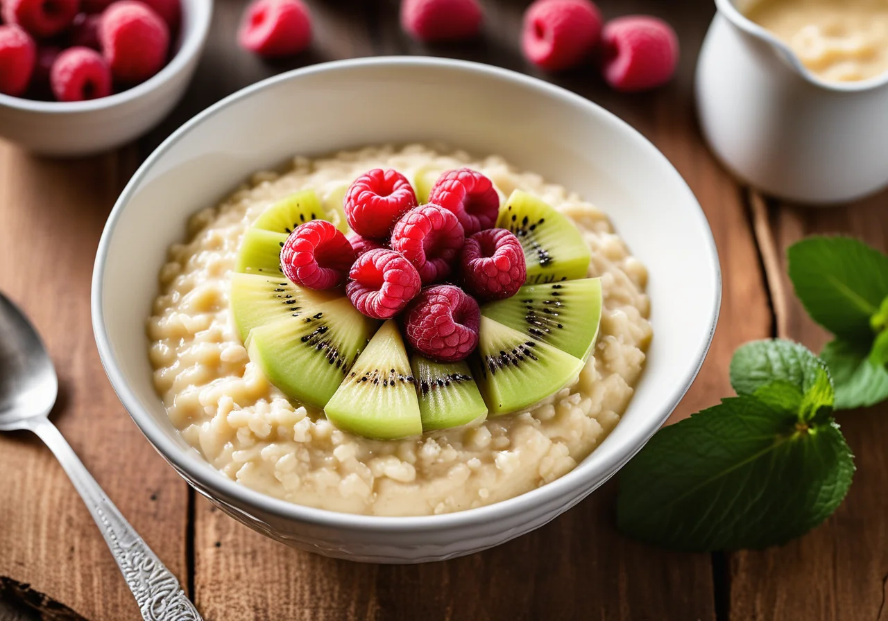 Rice Pudding with Fruit