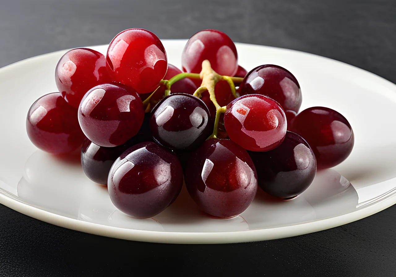 Glazed Grapes