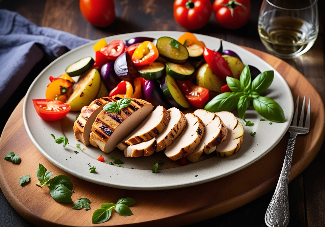 Chicken Breast with Vegetables