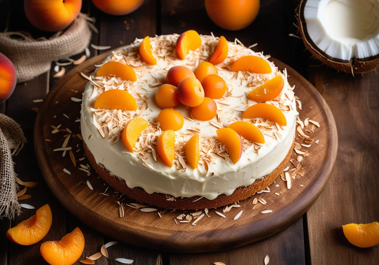 Kokos-Obst-Torte