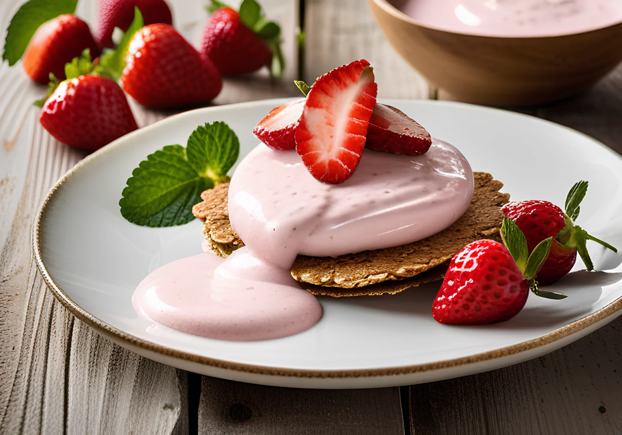 Oatcakes with Strawberry Cream