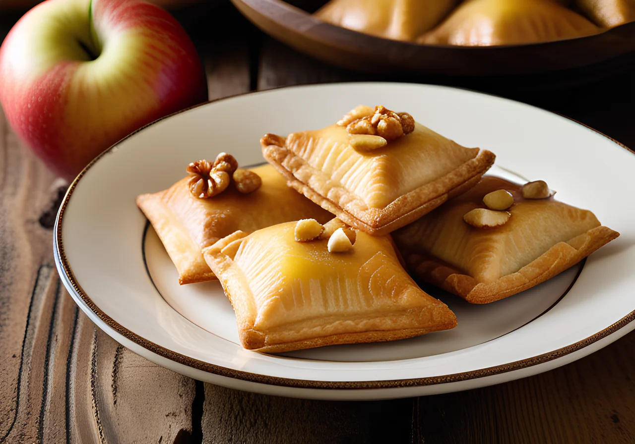 Vegan Apple-Ginger Pockets