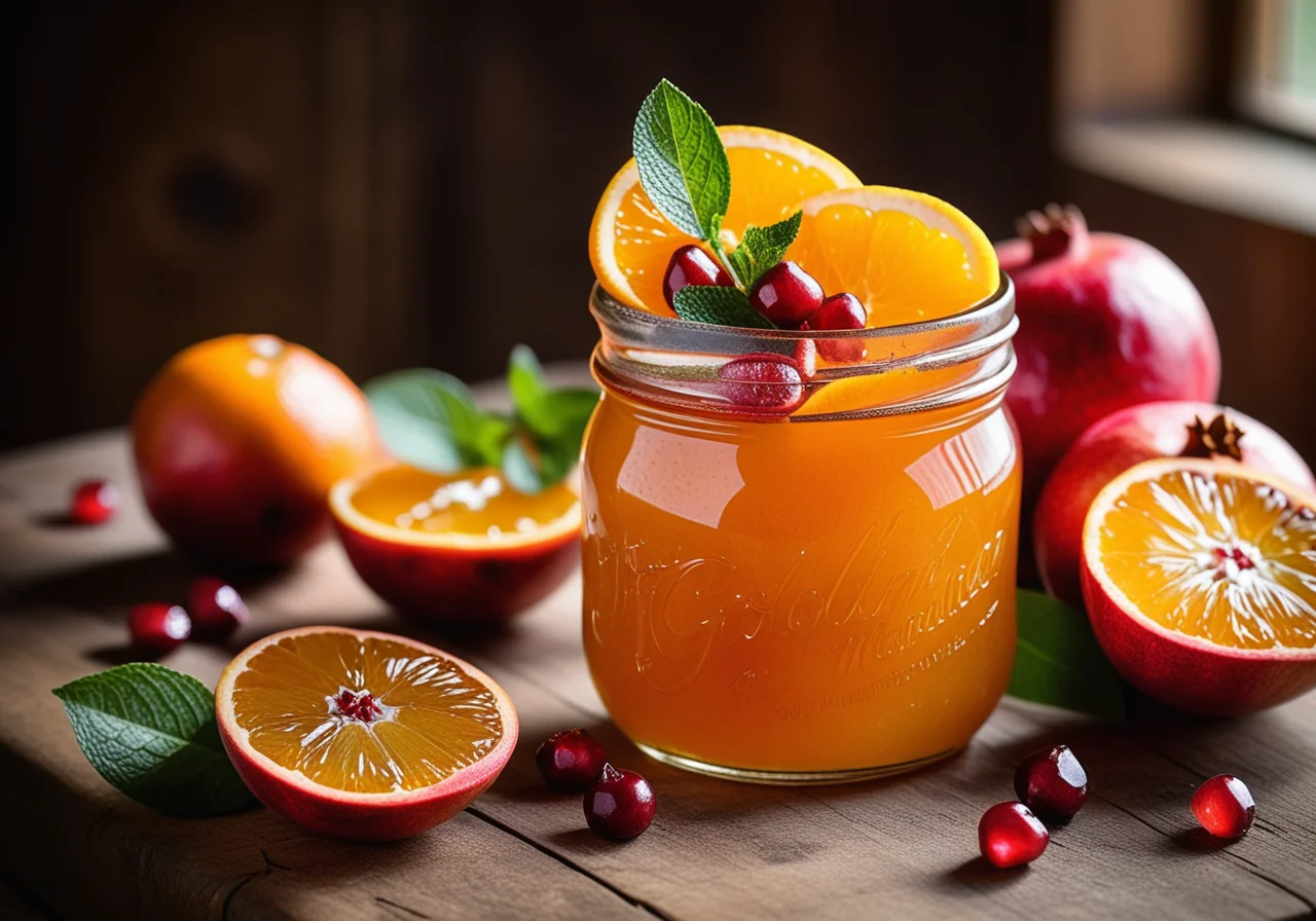 Orange Pomegranate Marmalade