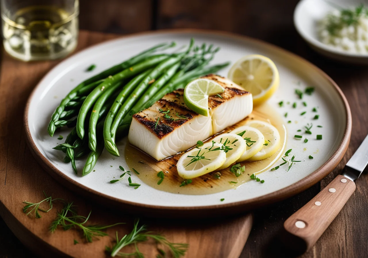 Lemon Fish with Vegetables
