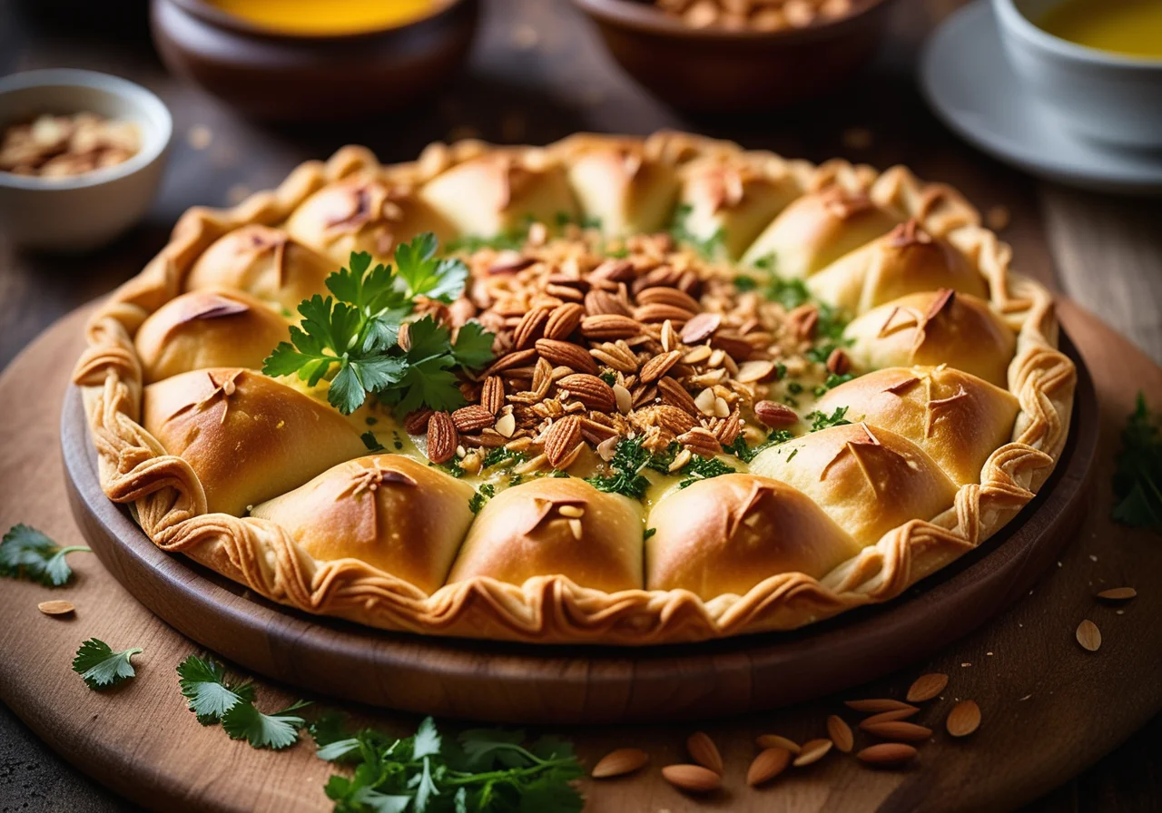 Moroccan Chicken Pastry