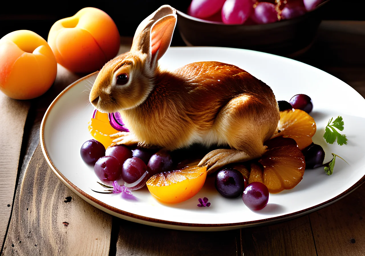 Rabbit in Oriental Spice Crust