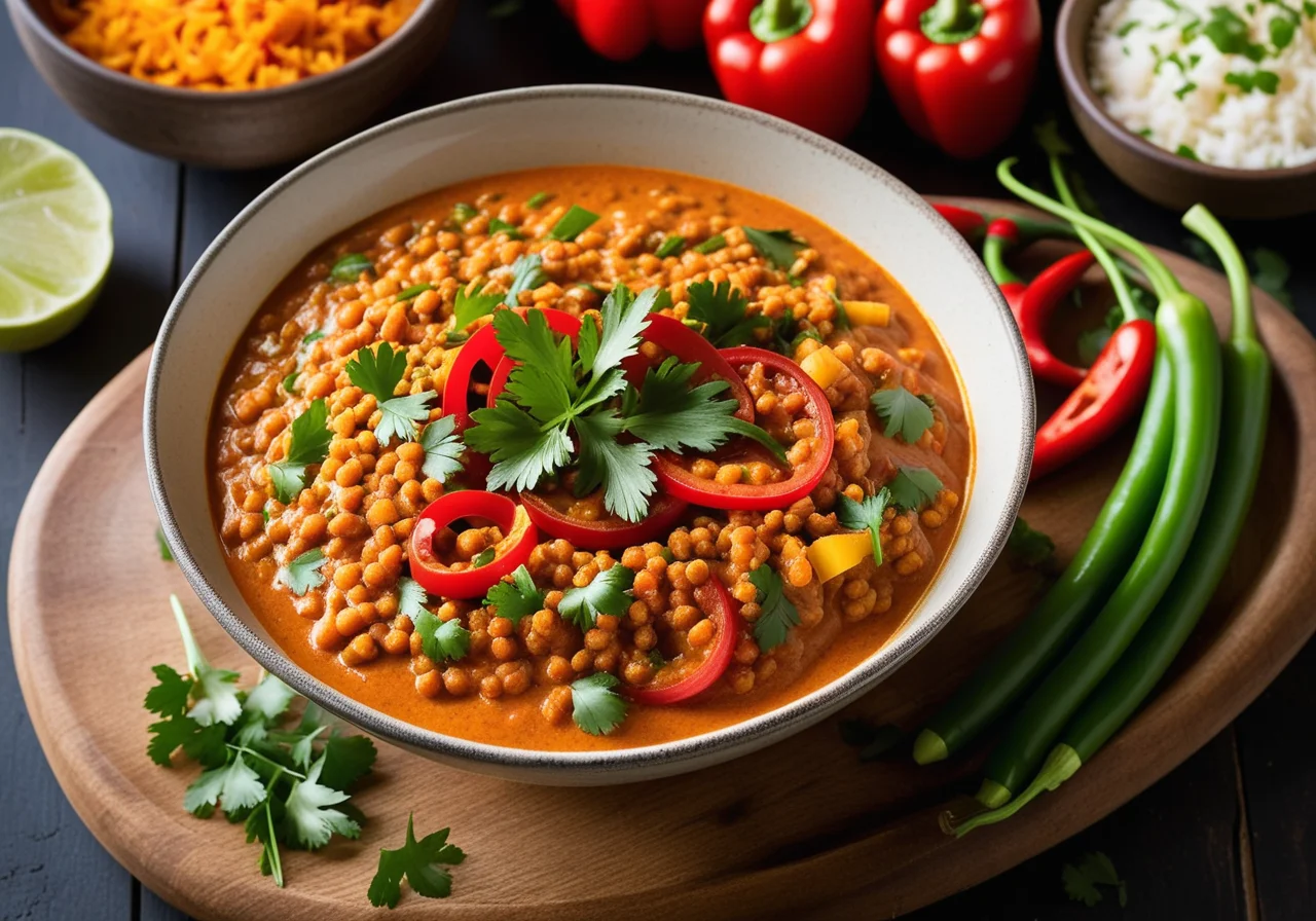 Curry Vegetable with Red Lentils