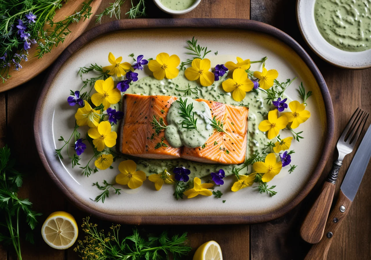 Salmon with Herbs