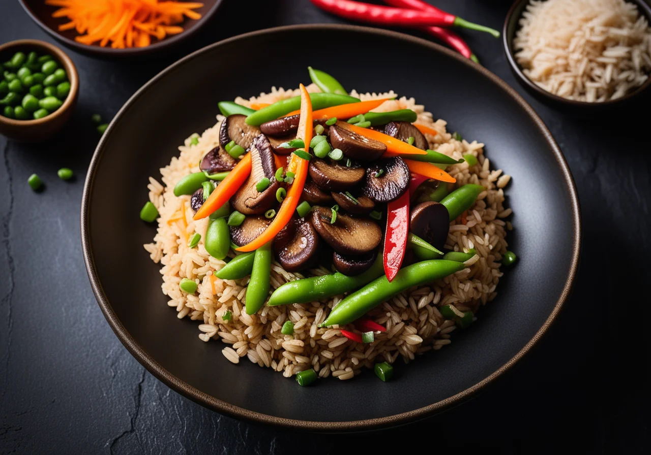 Rice Stir‑Fry with Vegetables
