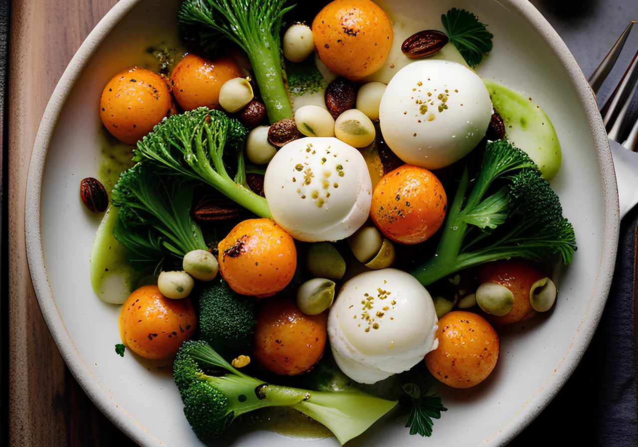 Oven Vegetables with Mozzarella