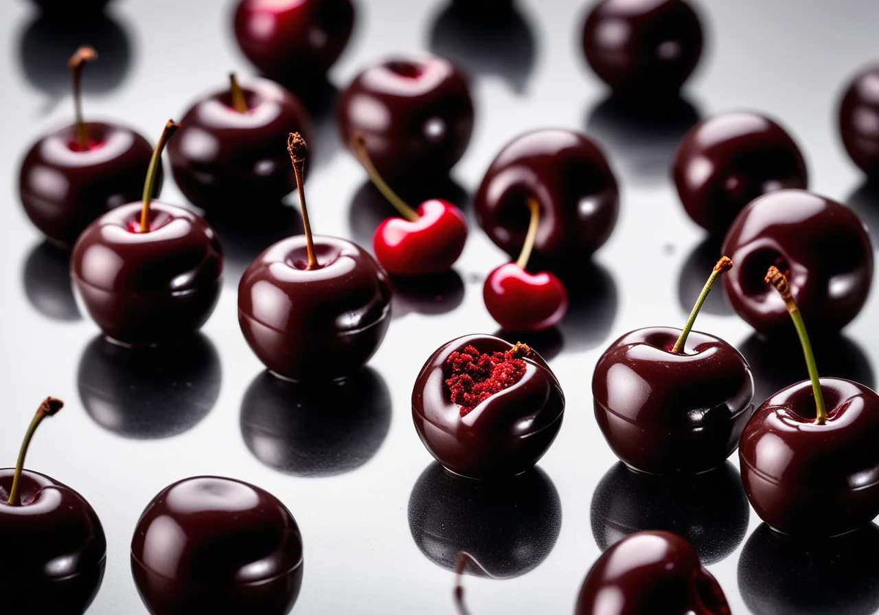 Praline with Cherry Filling