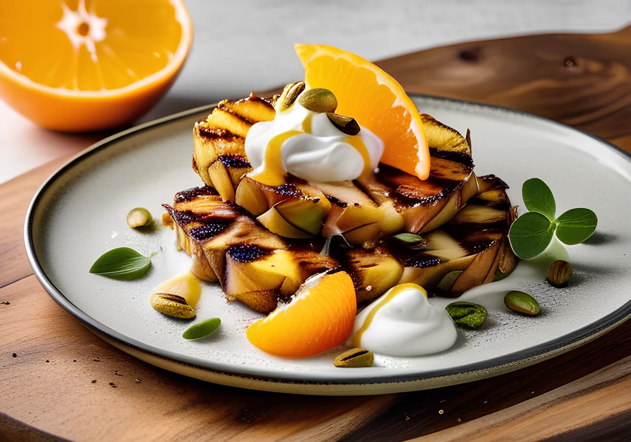 Gratinated Pineapple