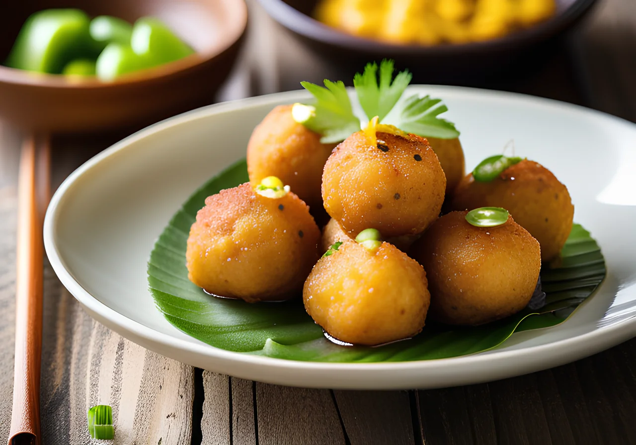 Thai Fish Balls with Cucumber Relish