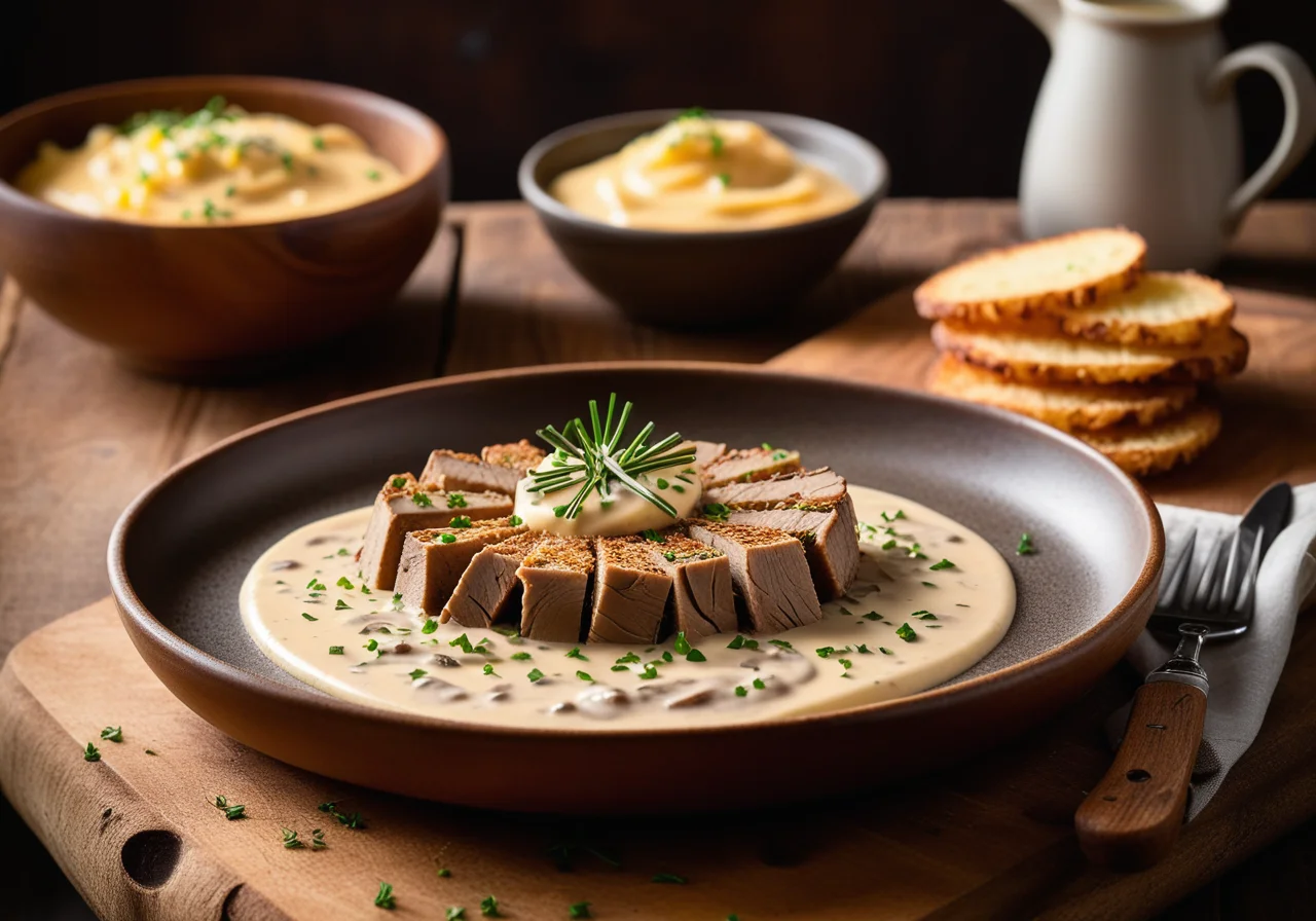 Veal Strips with Rösti
