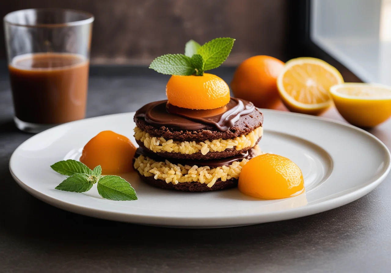 Chocolate Rice-Cake Burger