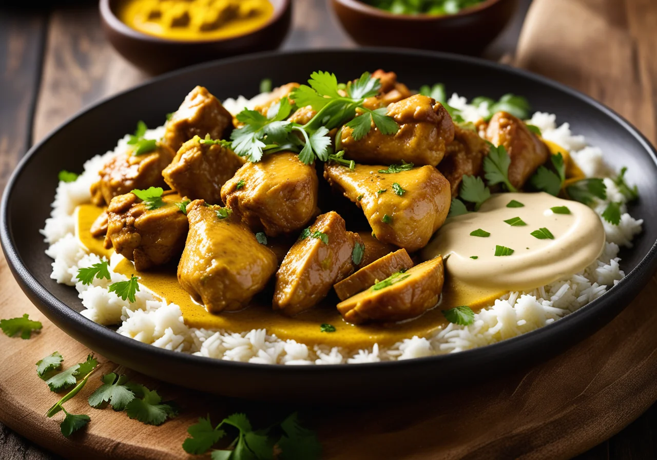 Curry Chicken with Coriander