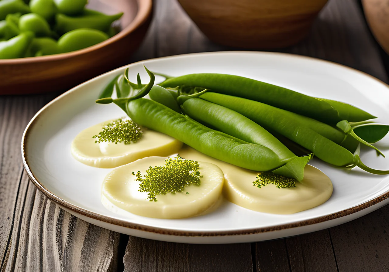 Potatoes with Sugar Snap Peas