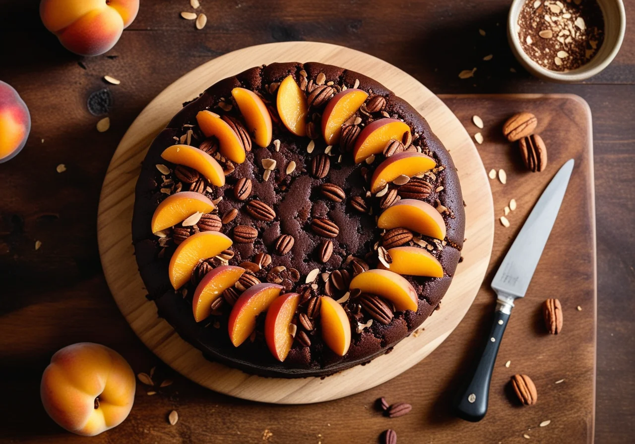 Chocolate Fruit Cake for Christmas
