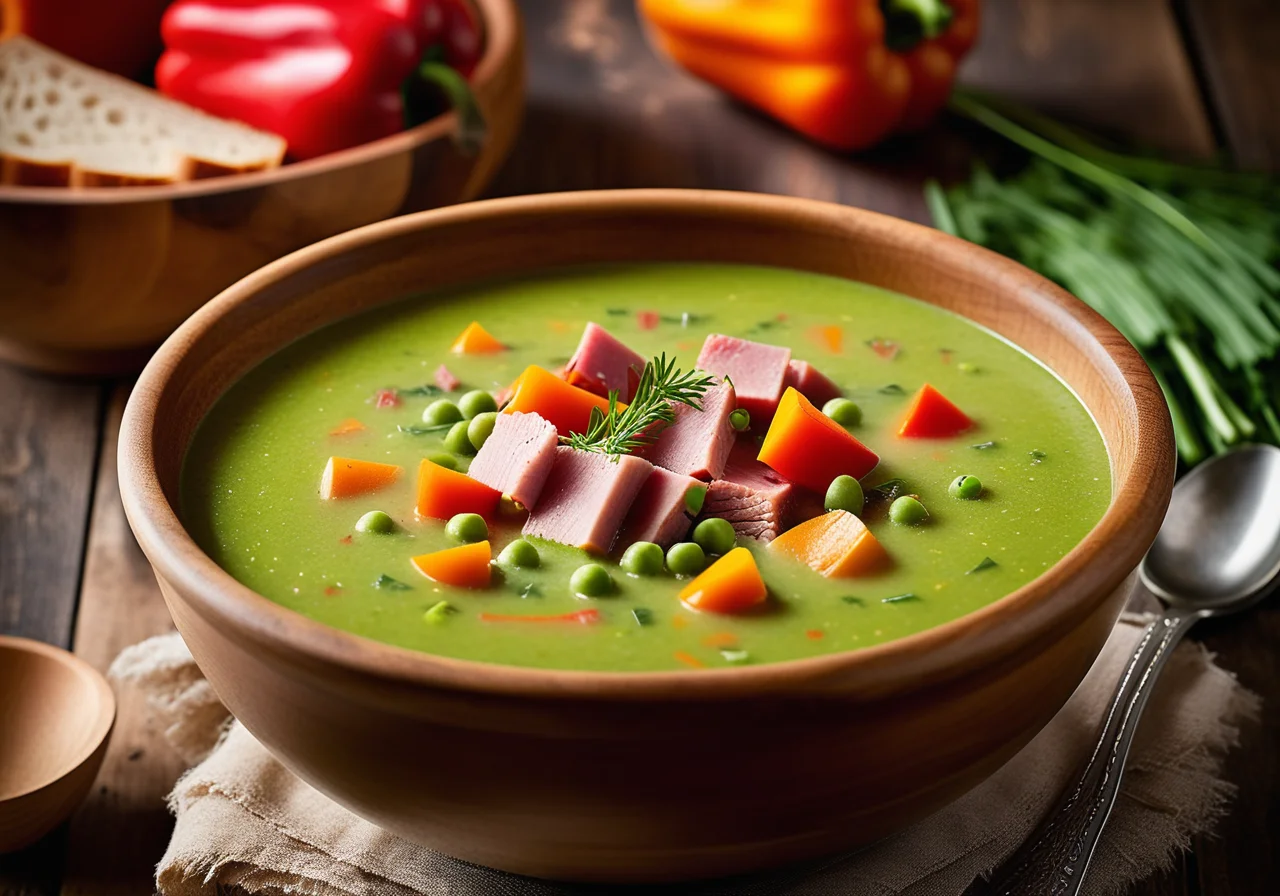 Pea and Pepper Soup