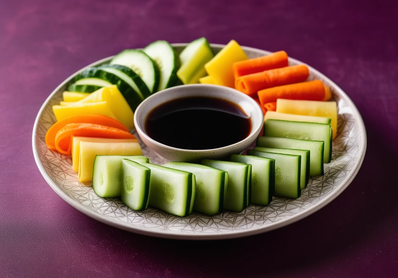 Vegetable Rolls with Rice Paper