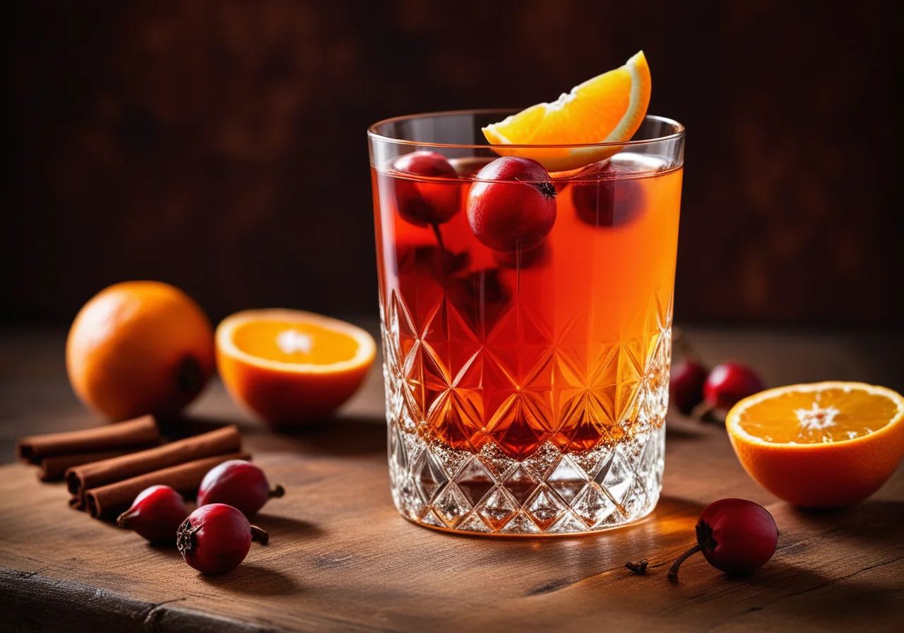 Orange Liqueur with Rosehips