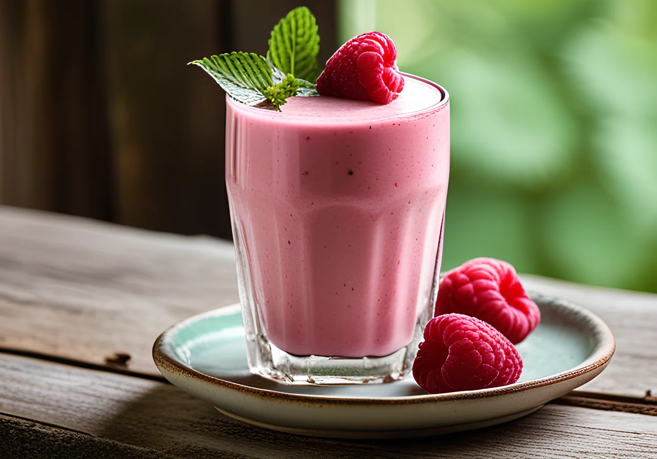 Raspberry Milkshake