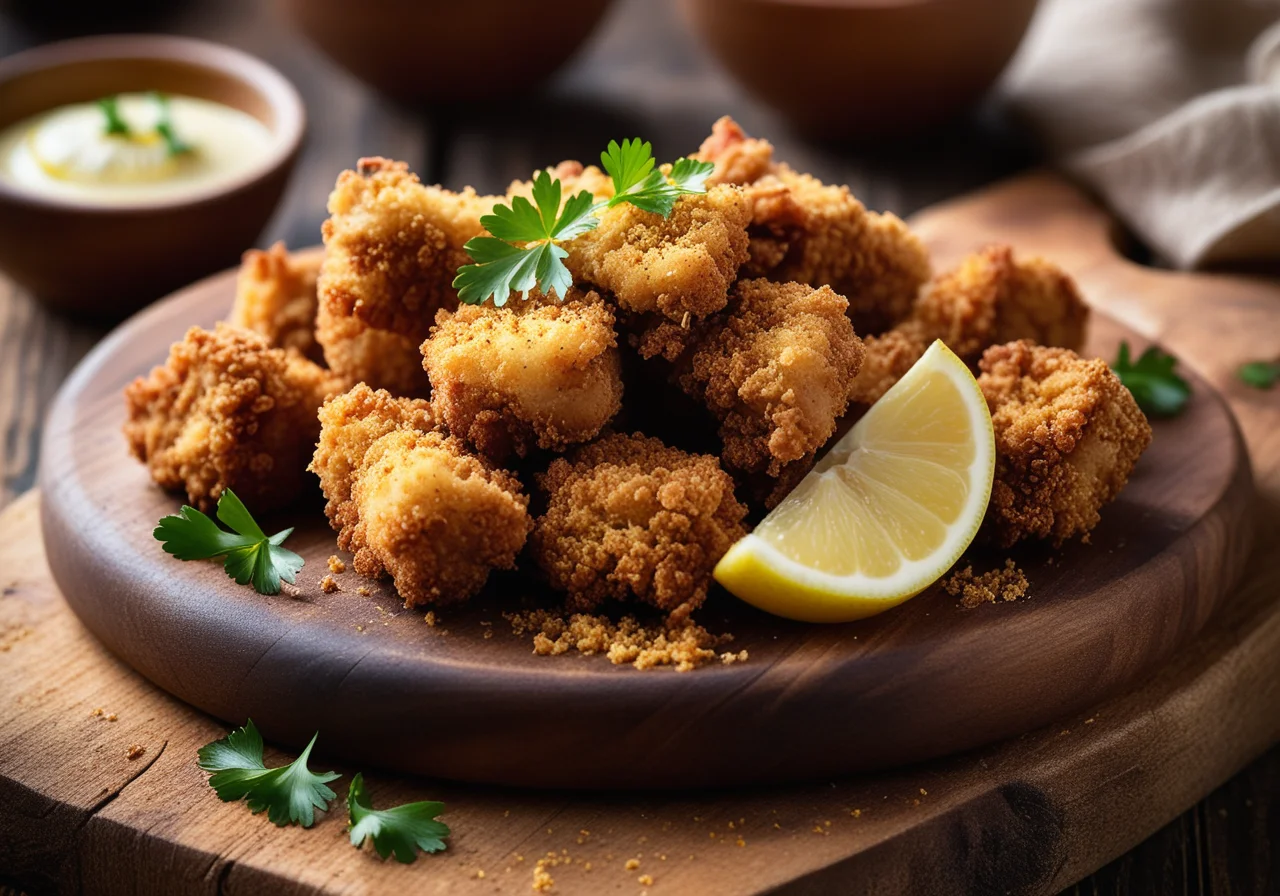 Fried Baby Piglet Leg in Coating