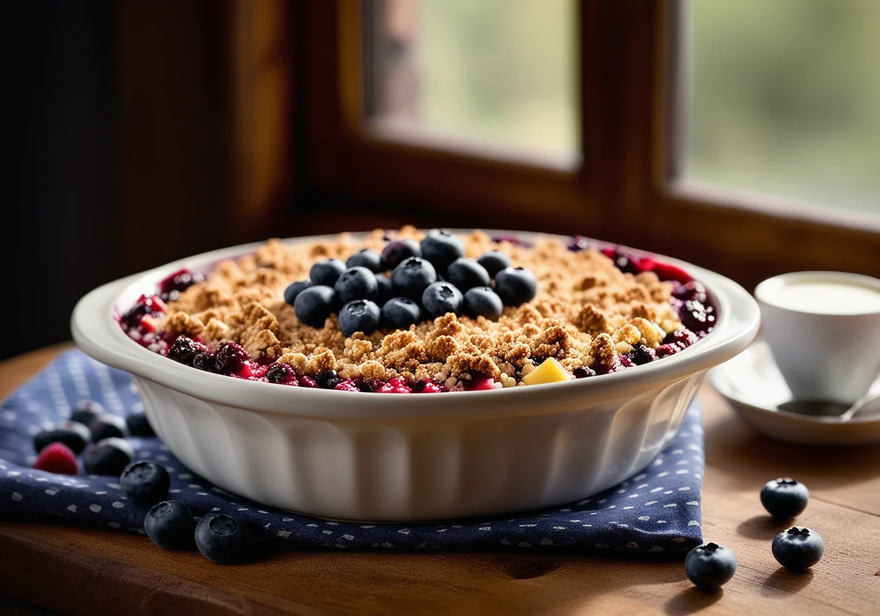 Mango Berry Crumble