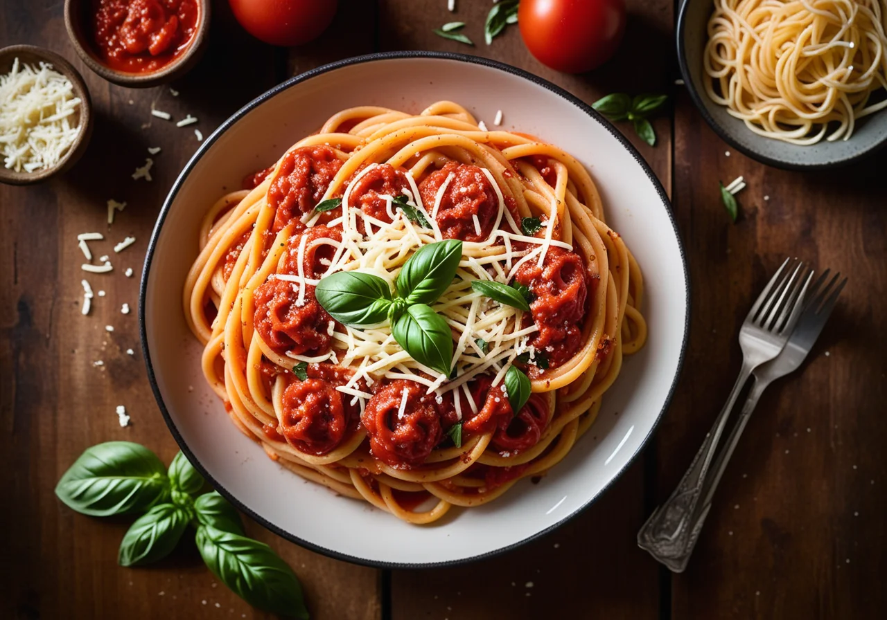 Pasta with Tomato Sauce