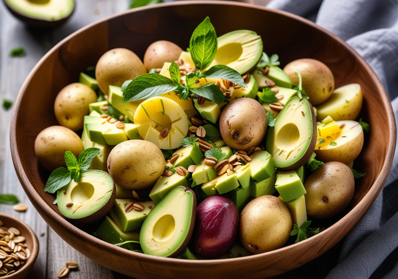 Potato Avocado Salad