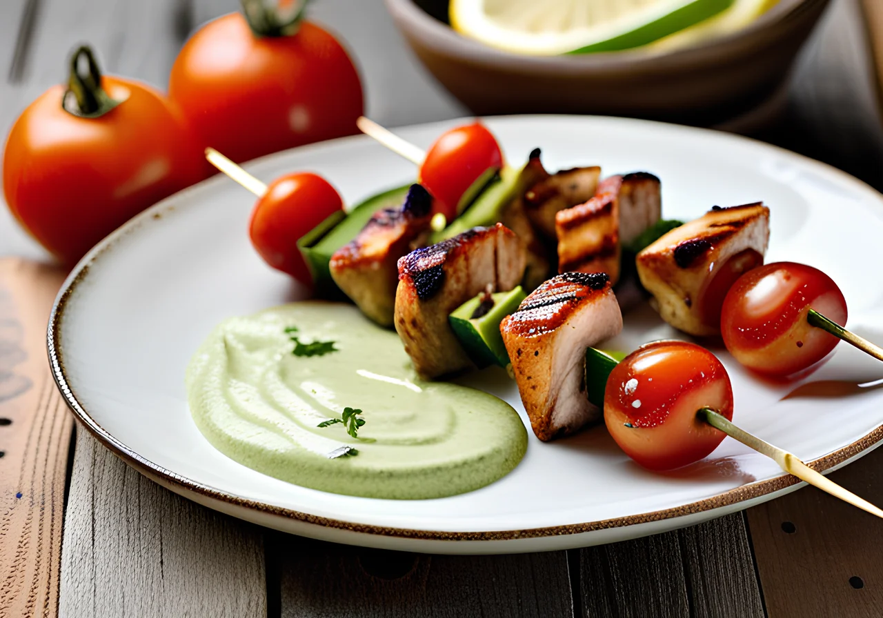 Grilled Chicken Skewers