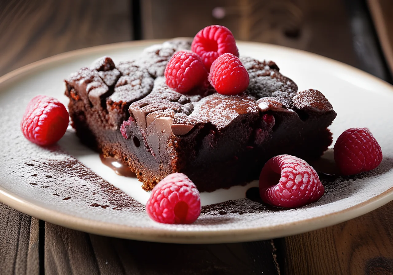 Raspberry Brownies
