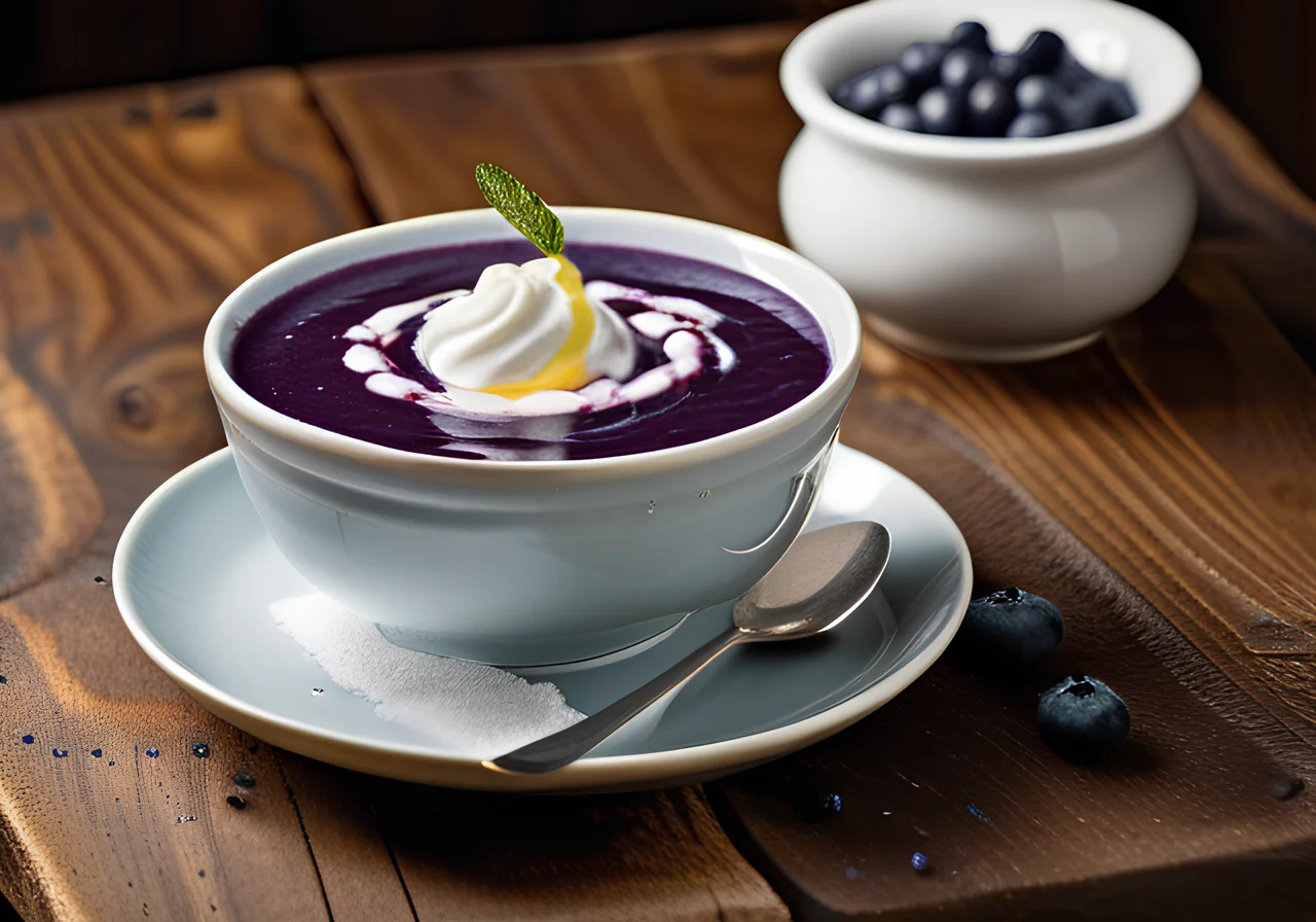 Swedish Blueberry Soup
