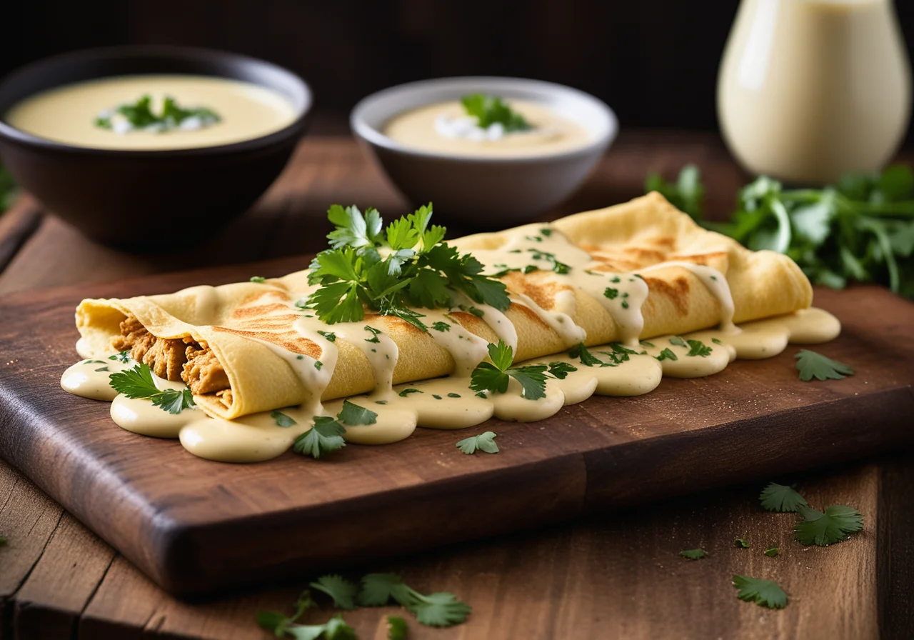 Chicken Crêpes