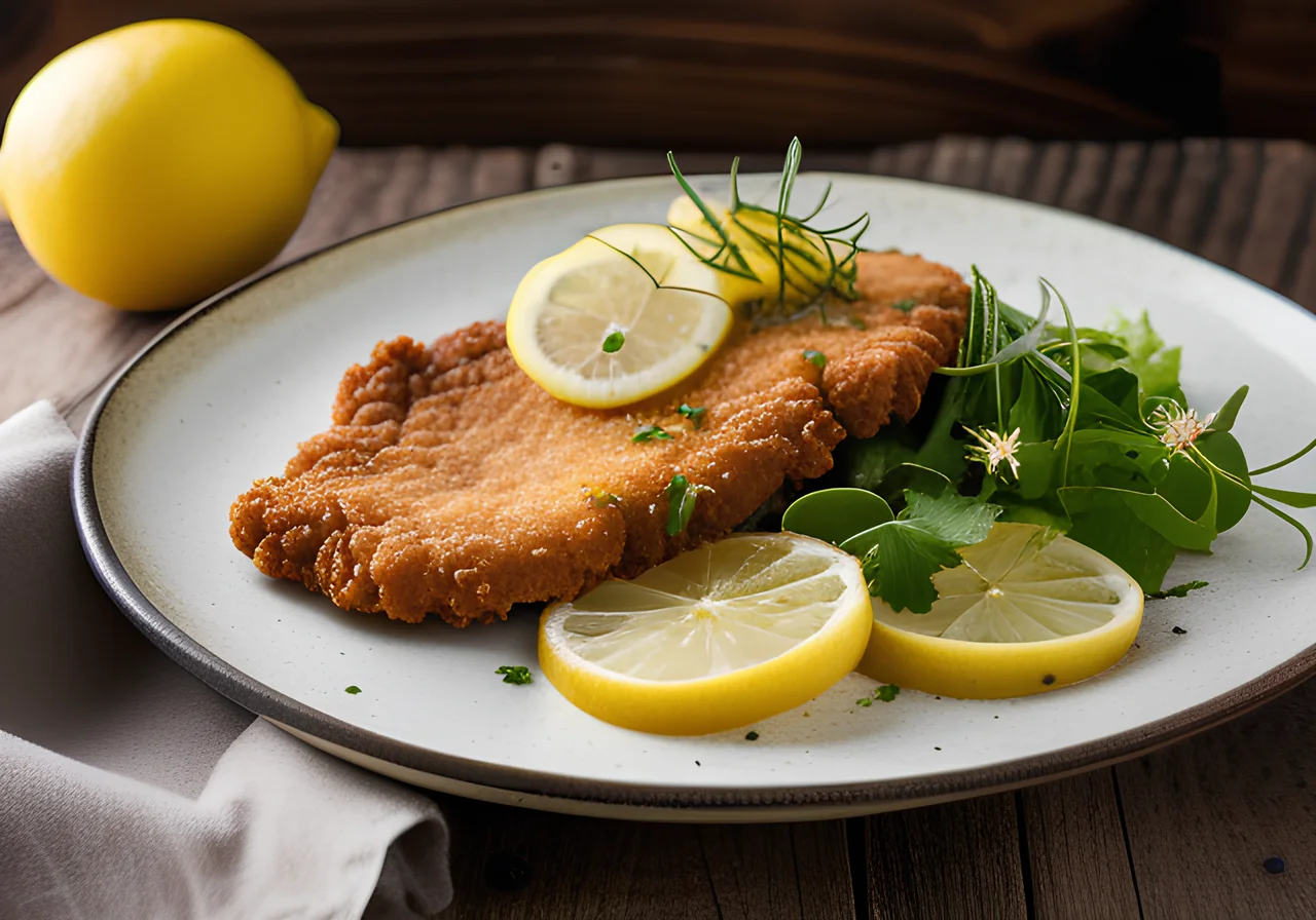 Vienna Schnitzel with Potatoes