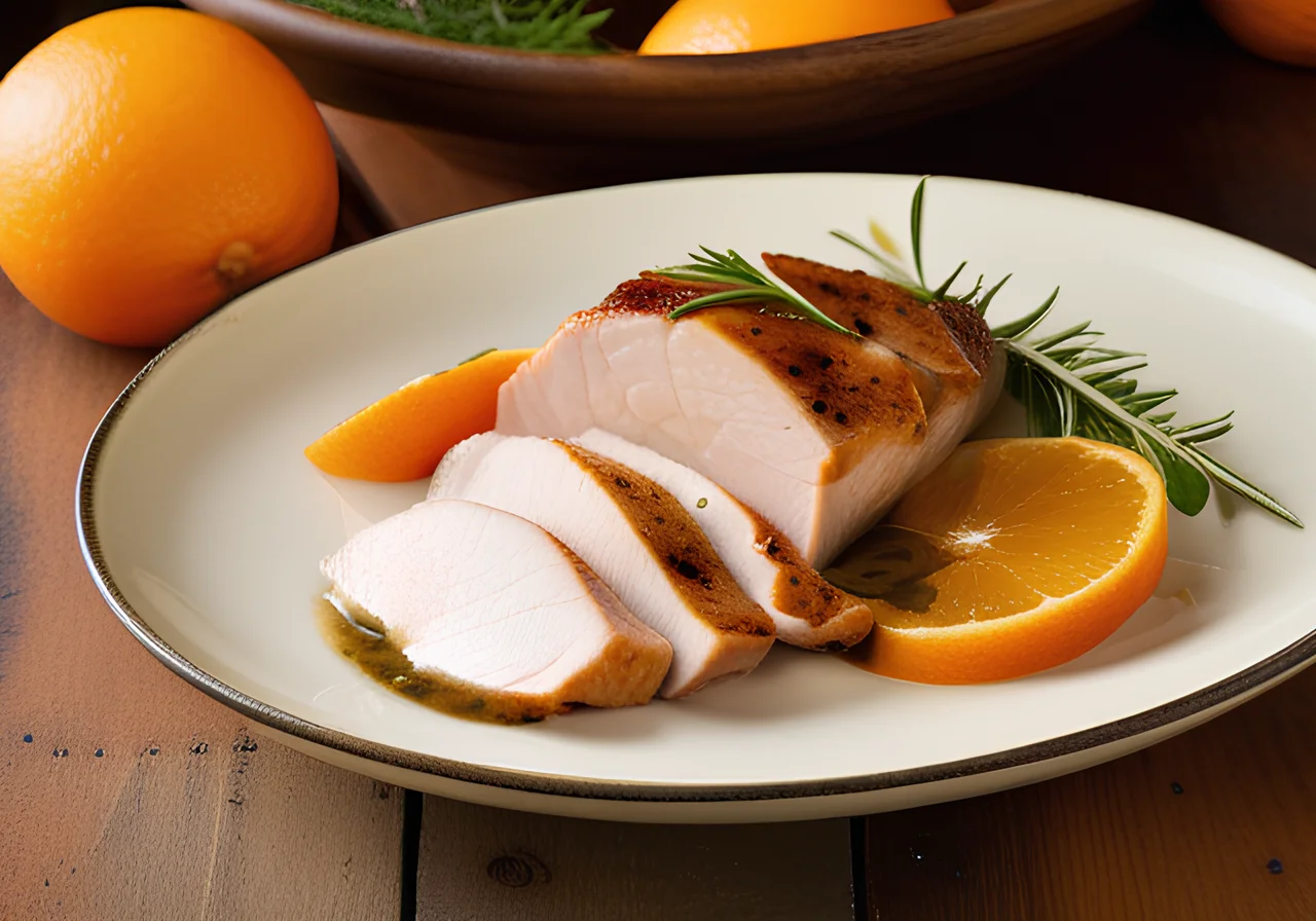 Turkey Fillet in Tarragon Wine Sauce