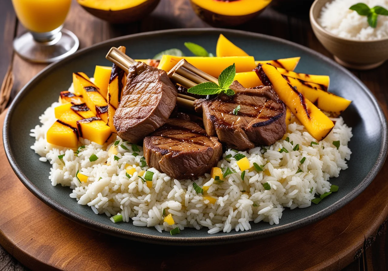 Mahi oh Mahi & Lamb au Rum