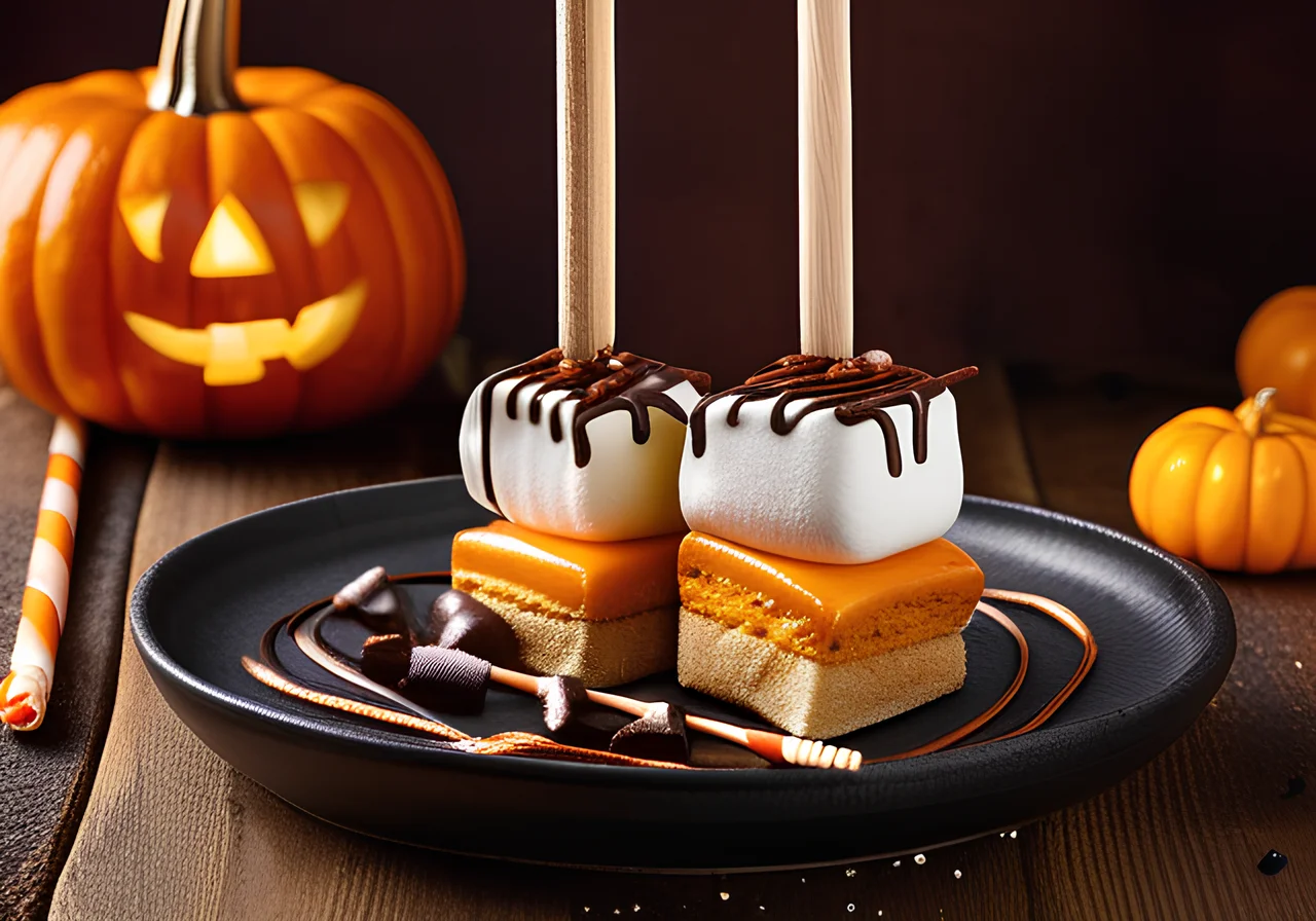 Halloween Marshmallow Skewers