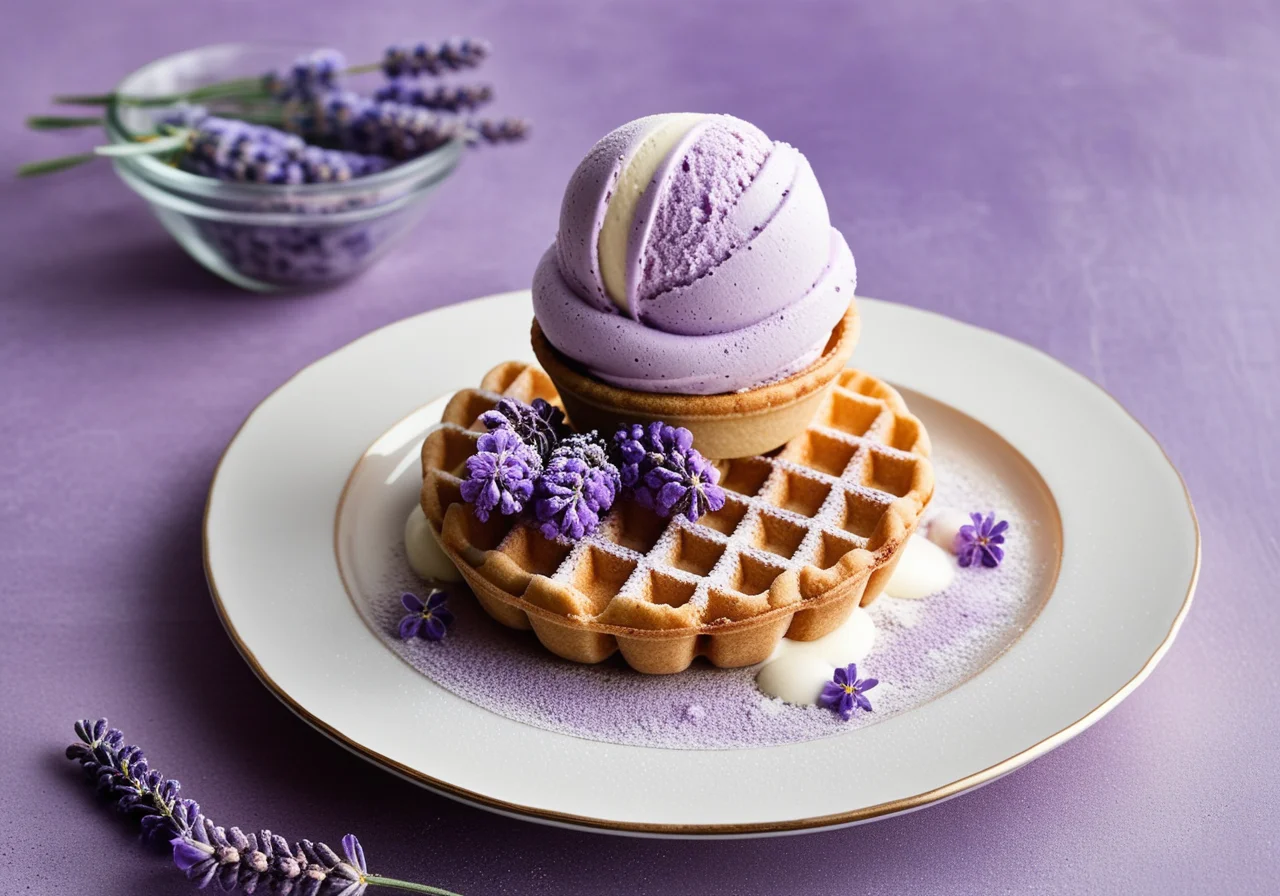 Lavender Ice Cream