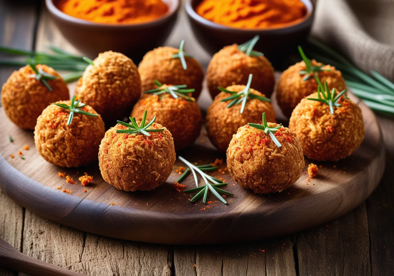 Various Spicy Cream Cheese Balls