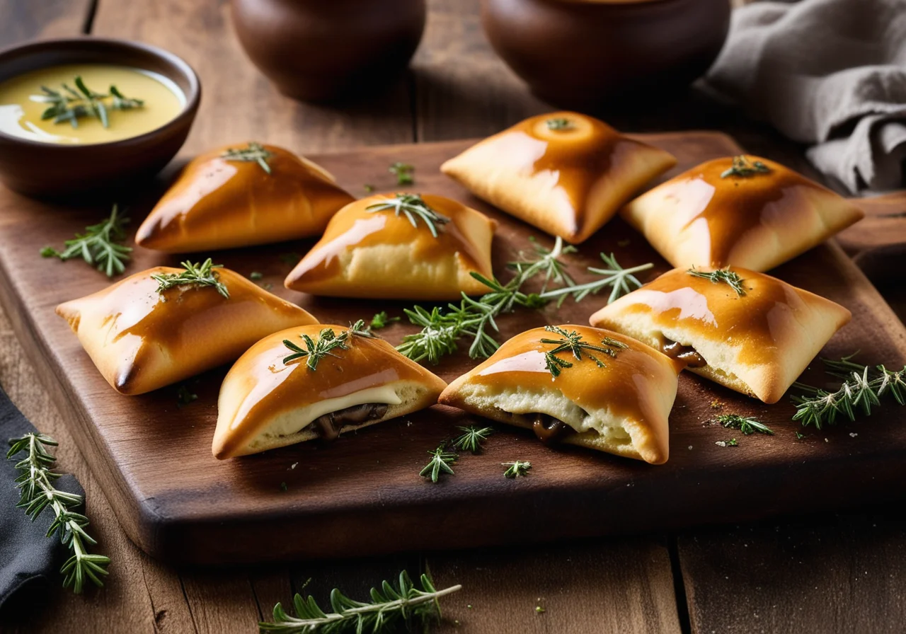 Dough Pockets with Mushroom Filling