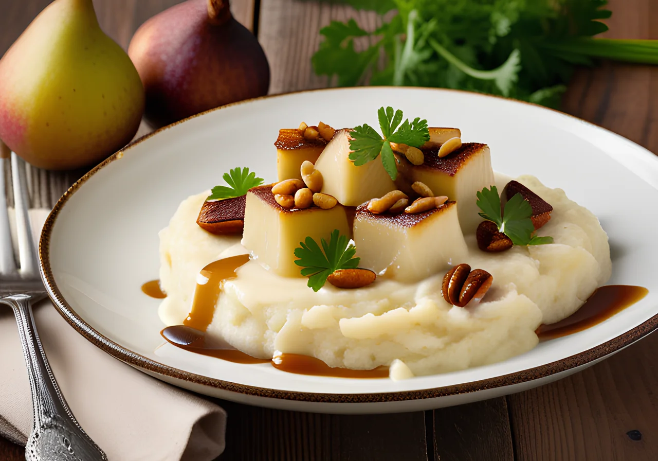 Mashed Potatoes with Pear