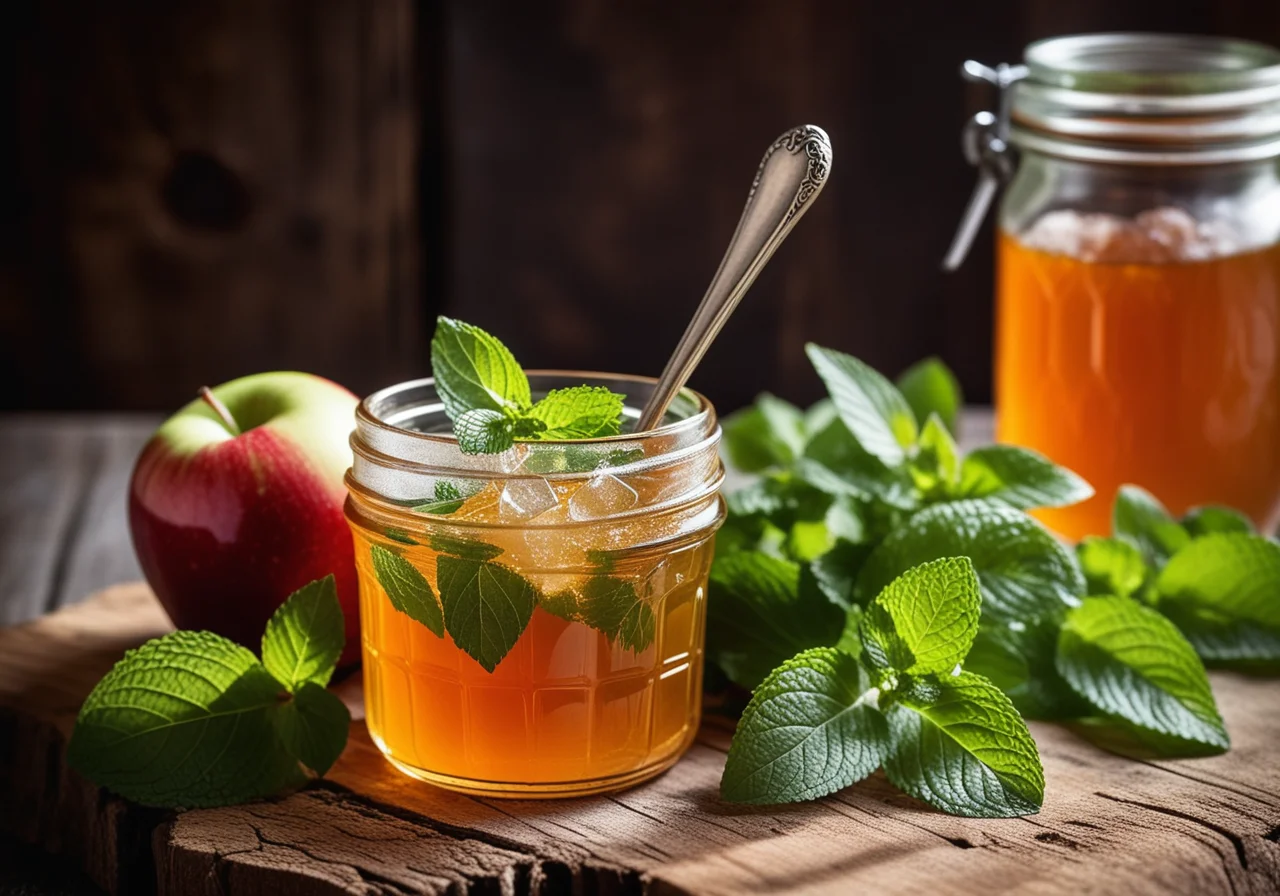 Apfel-Minz-Gelee