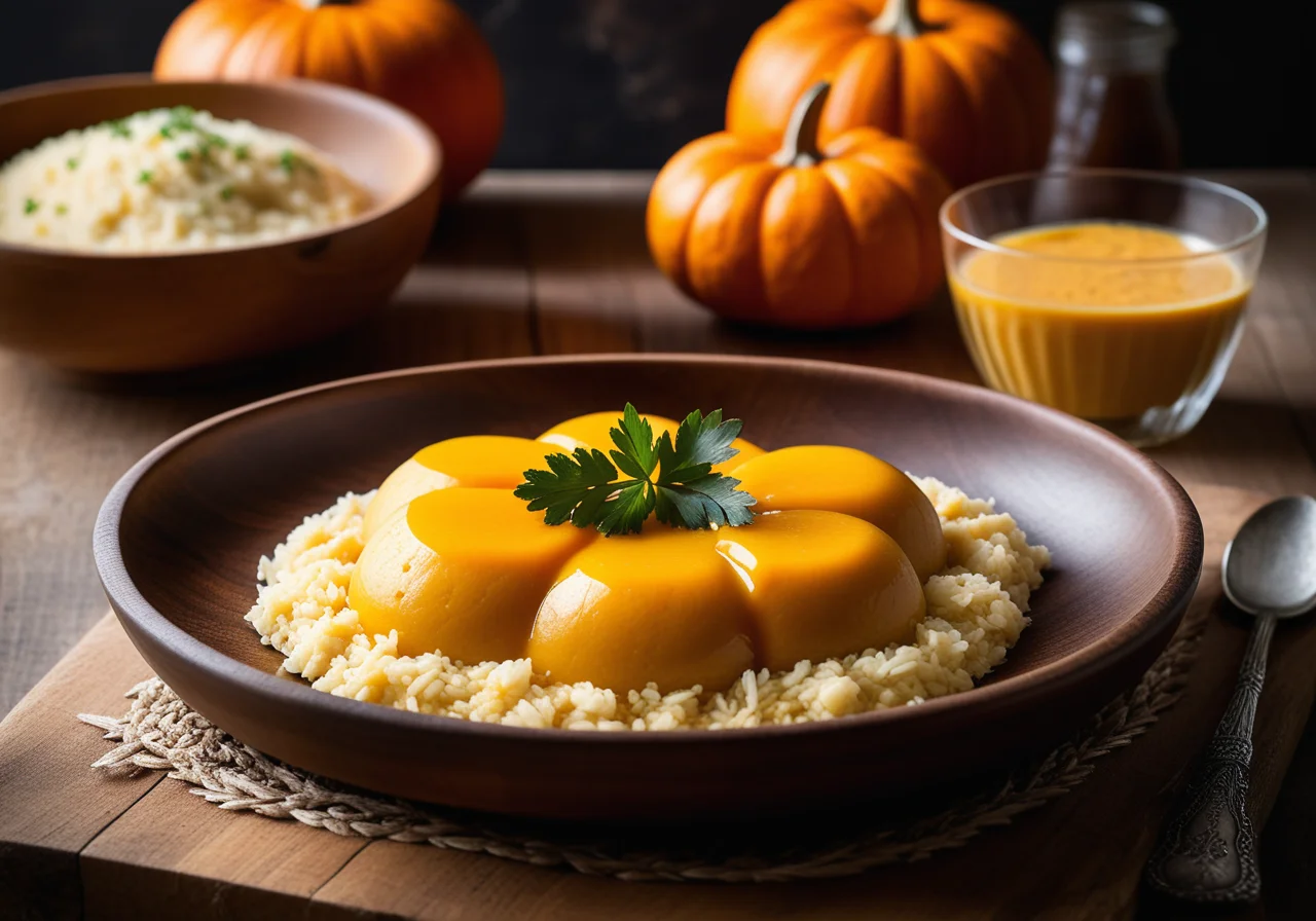 Pumpkin and Rice Dumpling Puree