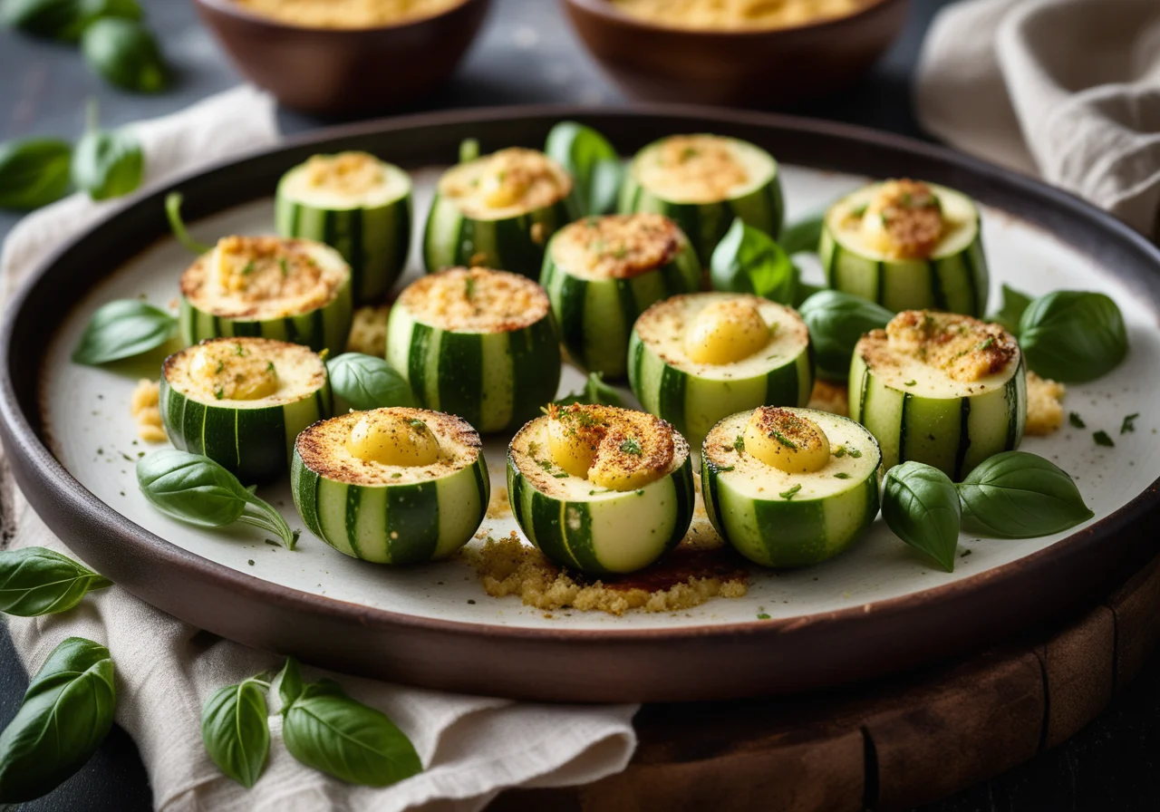 Baked Potato-Zucchini Skewers